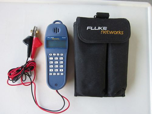 Fluke Networks TS25D Telephone Test Set w/6 Way Modular Adapter, Case &amp; Earpiece