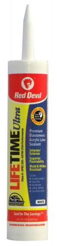 Red Devil 0777 Lifetime Ultra Premium Acrylic Latex Caulk 10.1 OZ - Clear