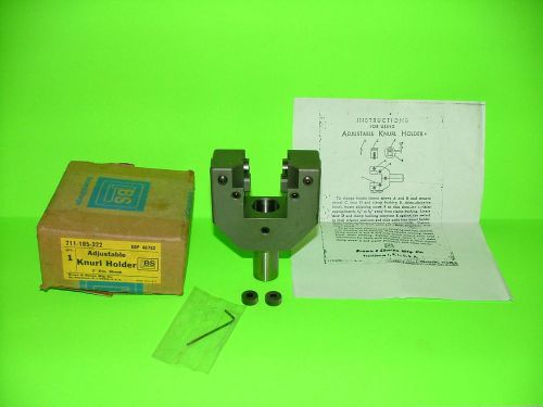 Brown &amp; Sharpe 185-322-1 Adjustable Knurling Tool, for CNC Lathe, Best Buy Sweet