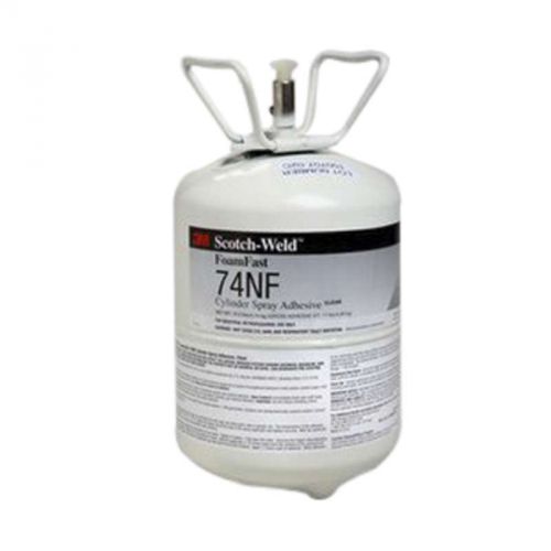 3M™ Non-Flammable Foam Fast 74 NF 10.5 lb Mini Cylinder Spray Adhesive Clear