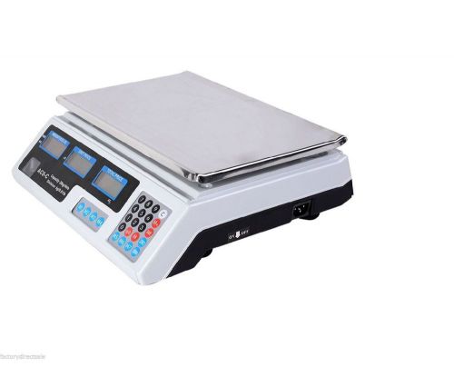 Industrial digital weight pricing scale deli meat cheese postal computer retail for sale