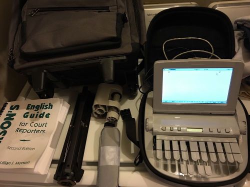 Stenograph Student Writer Steno Court Reporting Machine Tripod Book Backpack etc