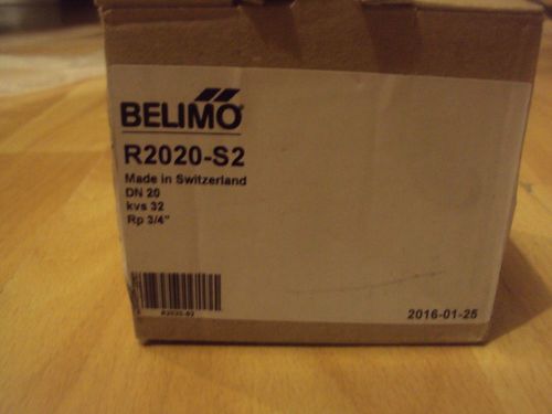 BELIMO R2020-S2 VALVE Dn 20 Kvs32 Rp 3/4&#034; (new)