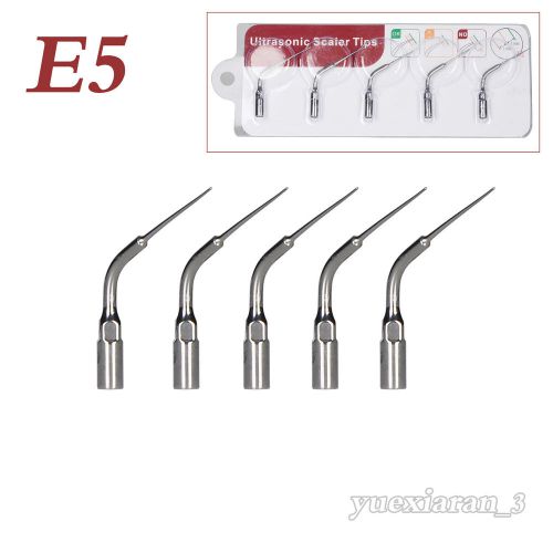 10PCS Endo E5 Dental Scaling Tips Fit Scaler Ultrasonic  EMS WOODPECKER  Tips