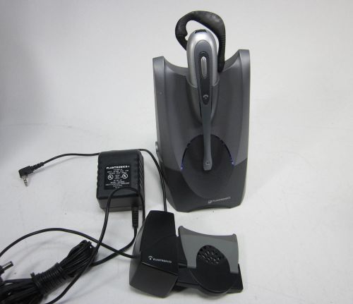 Plantronics CS50 Wireless Office Phone Headset System w/ HL10 Handset Lifter