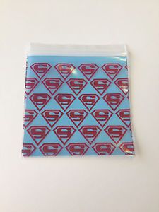 200 Blue Red Superman 2x2 Superhero Baggies 2020 Tiny Poly Ziplock Dime Bags