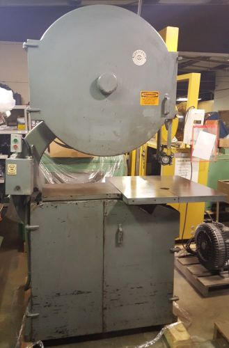 Crescent enterprise 1950&#039;s/60&#039;s 36&#034; hd cast iron c frame band saw, 5hp, 3ph for sale