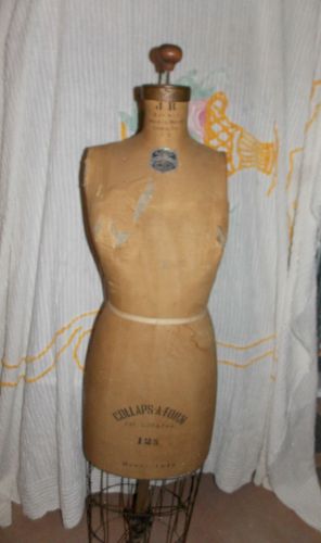 Vintage JR Bauman Collaps A Form 12 S Model 1949 Dress Form