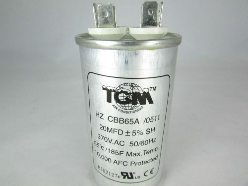 RUN CAPACITOR 20MFD 370VAC 50/60Hz