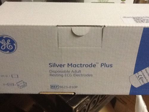 ge silver mactrobe plus adult resting ECG electrodes 9623-810P box of 1000