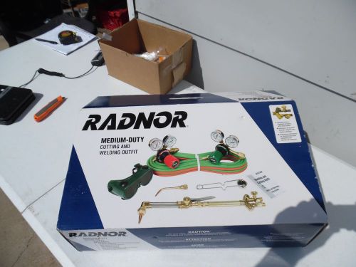 RADNOR MEDIUM DUTY CUTTING &amp; WELDING OUTFIT NEW IN BOX