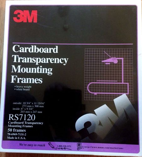 3M 50 Frames Cardboard Transparency Mounting Frames (RS7120)