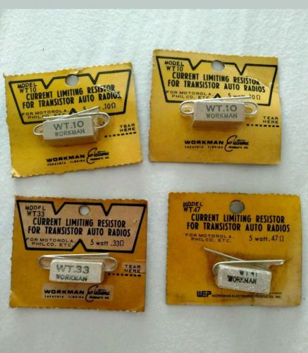Vintage Current Limiting Resistor 5 watt Various Ohms Workman Electronic Lot