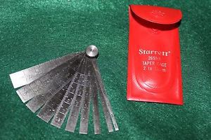 STARRETT No.268MA -  Taper gage set - Free USA shipping