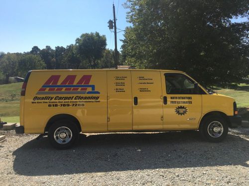 2006 Chevy Express Carpet Cleaning Van With Hydra Master Max 470 Dual Wand