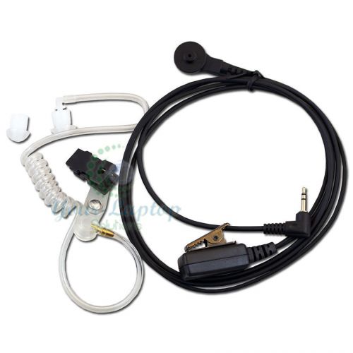 Fbi style motorola 53727 2-way radio earbud headset ptt mr350 t9500 mh230 em1000 for sale