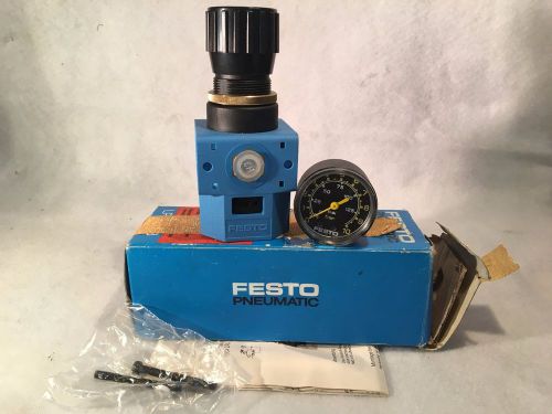 Festo Pneumatic LR-1/4-S-7-B Compressed Air Filter Regulator NIB!