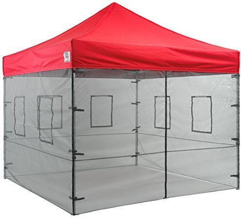 Food Concession Tent Canopy Mesh Wall Trailer Service Portable Bug Screen Window