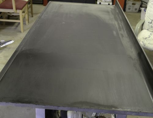 Corrosion resistant heavy duty Slate bench top for lab cabinet 3&#034; backsplash