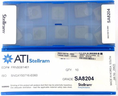 ATI STELLRAM SNGX150716 E060 SA8204 Ceramic Insert Pack of 10 Insert(s)