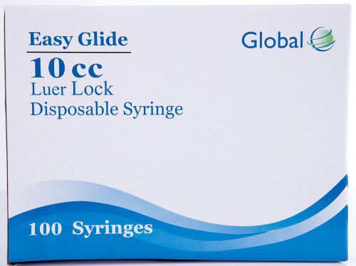Easy Glide Luer Lock Syringe 10 cc 100 Piece
