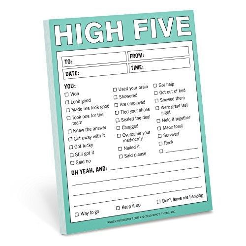 Knock Knock High Five Nifty Note Pad