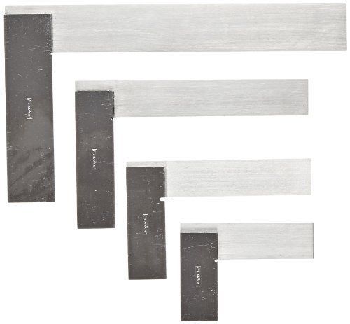 Fowler 52-432-246 Machinist Hardened Steel Square Set,  2&#034;, 3&#034;,4&#034;,and 6&#034; Blade