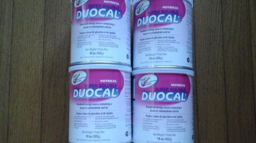 NUTRICIA DUOCAL Super Soluble Powder Formula Calorie Supplements 4 four cans