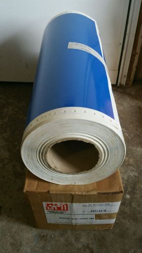 NOS GMI 1 Roll 15&#034;x50yd(150ft) BLUE Gloss MEDIUM BLUE CV300 FMB Sign Vinyl