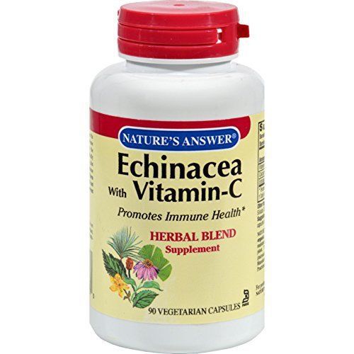 Natures Answer Echinacea Vegetarian Capsule - 90 per pack -- 2 packs per case.