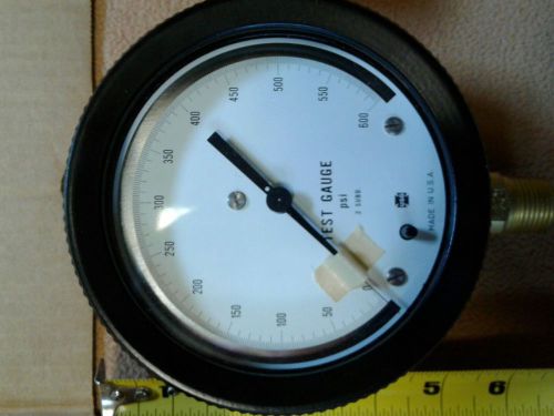 vintage us test gauge 600 psi gauge mib