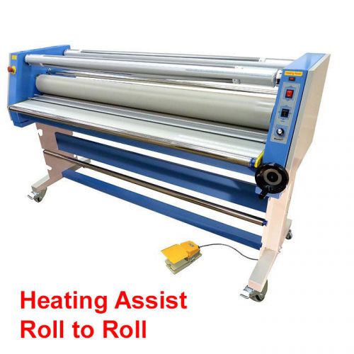 VT-9600H (65&#034;) USTECH Cold roller laminator W/heat asssit for mounting Car Wrap