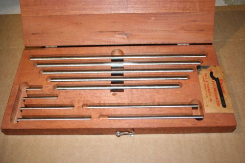 STARRETT Micrometer Standards in the Wood Case for 1&#034; to 11&#034; Mics