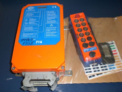 HBC RADIOMATIC FSE 716 RECEIVER WITH MICRON 4 REMOTE CONTROL **NEW OLD SURPLUS**