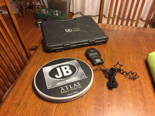 JB Industries DS-20000 ATLAS Refrigerant Charging Scale 220lb ~ VERY GOOD
