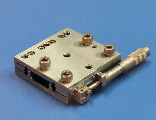 Newport sds65 lineartranslation stage w/ 25 mm micrometer (st.steel,1/4-20 holes for sale