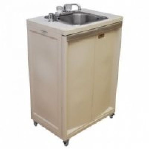 Monsam PSE-2001 Single Compartment Self Contained Portable Sink44; Light Grey