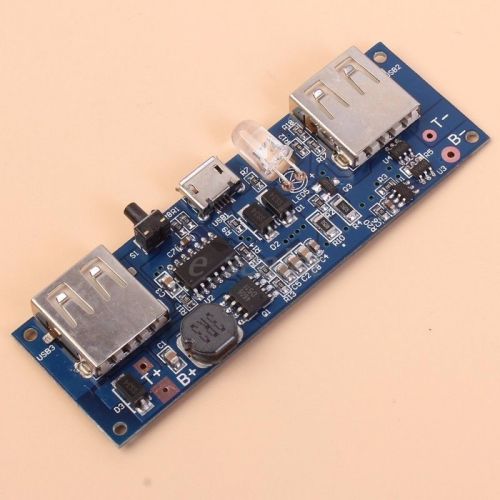 5v 1.5a lithium battery charging board boost micro usb for 18650 battery charger for sale