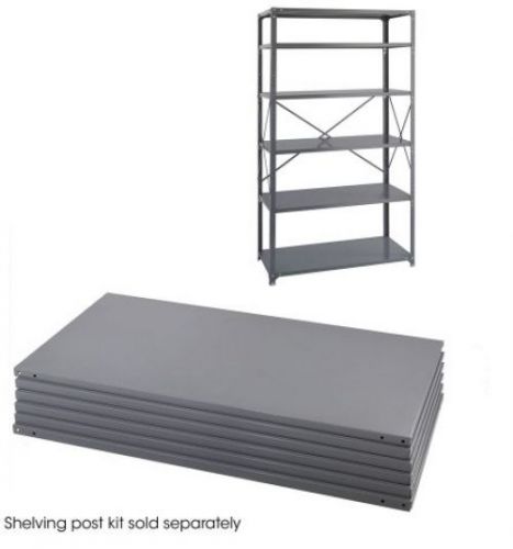 SAFCO PRODUCTS 6254 Heavy-Duty Industrial Steel Shelving, Six-Shelf, 36w X 24d,