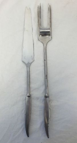 Matching Set Of 2 Latama Stainless Knife And Prong Fork Kitchen Cooking Utensils