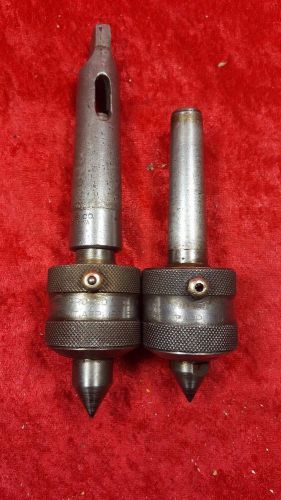 Lot of 2 Vintage Used The Improved Nielsen Live Centers Leblond Lathe