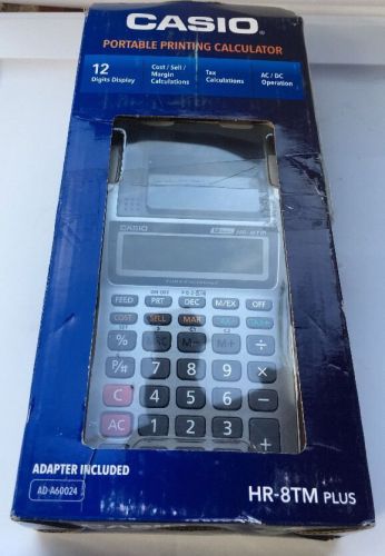 Casio HR 8TM Plus Handheld Printing Calculator