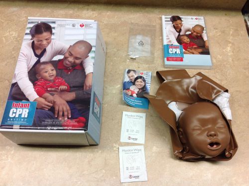 Infant CPR Anytime Brown Skin Health Care Medical Training Doll EMT Emergency