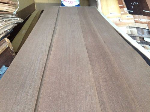 WOOD  WENGE   Veneer 114X9 ,total  5  pcs RAW VENEER . N1322.