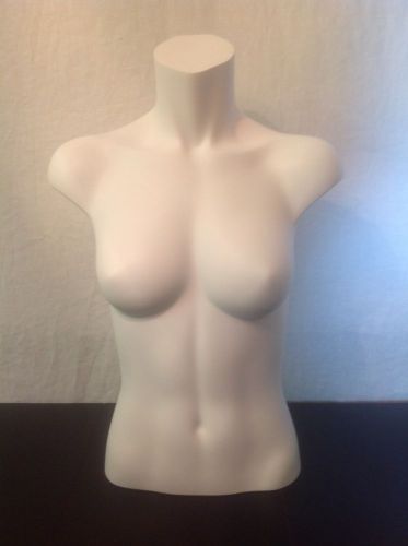 Female Mannequin Bust, Torso, Bra, Necklace, Shirt Chest Model