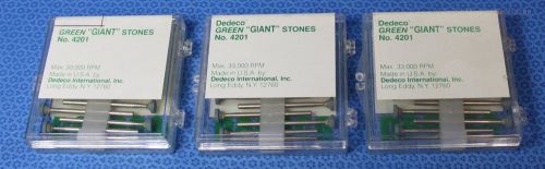 Dedeco (30) Each Green Giant Stones Silicon Carbide Abrasive Wheel HP &#034;13&#034; 4201
