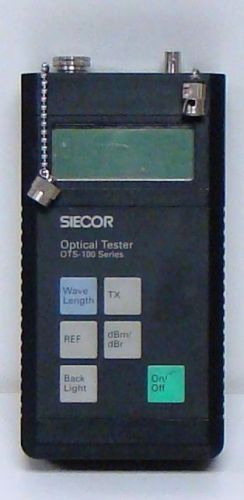 Siecor OTS-100 OTS-210 Series Optical Tester / Meter w/ holder