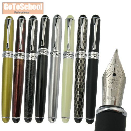 Lot of 8 jinhao 750 diversity fountain pens medium nib free shipping hot for sale
