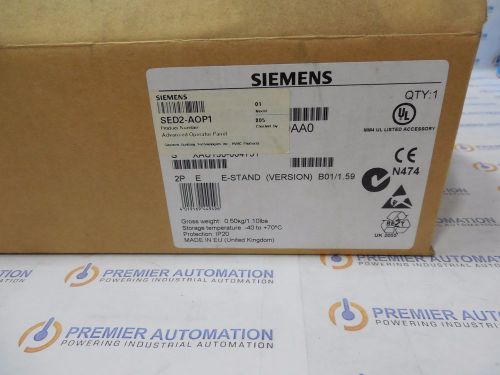 Siemens 6SE6406-0AP00-0AA0, SED2-AOP1, Micromaster Advanced Operator Panel