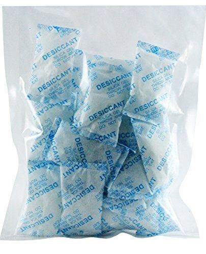 Uline Silica Gel Desiccants Packets - 10 Gram Cotton, 25 Pack